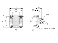 Accessories-SLCylinders-MountClevisMountwBushing-dimdraw