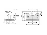 Accessories-SLCylinders-MountFootMount-dimdraw