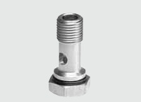 Hollow bolt with O-ring