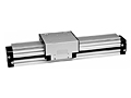 Rodless short cylinders with roller guide