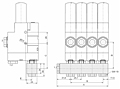 Accessories for Vacuum Ejectors RHV-141, H-143 - Dimensions
