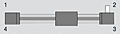 Shaft for synchronization at 2