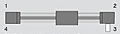Shaft for synchronization at 3